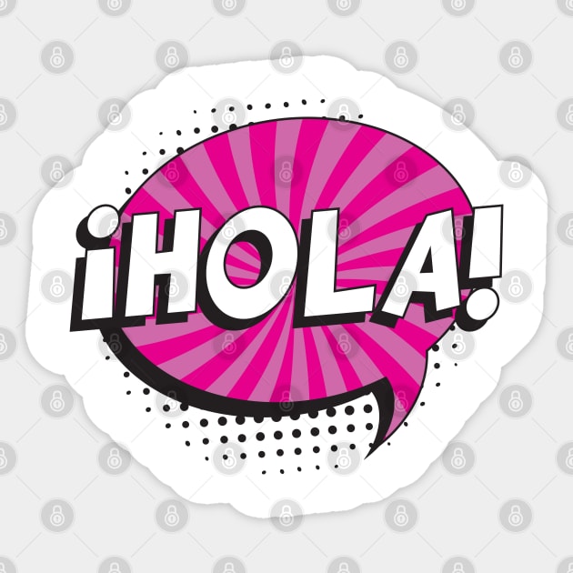 Say "HELLO" in spanish Sticker by acidmit
